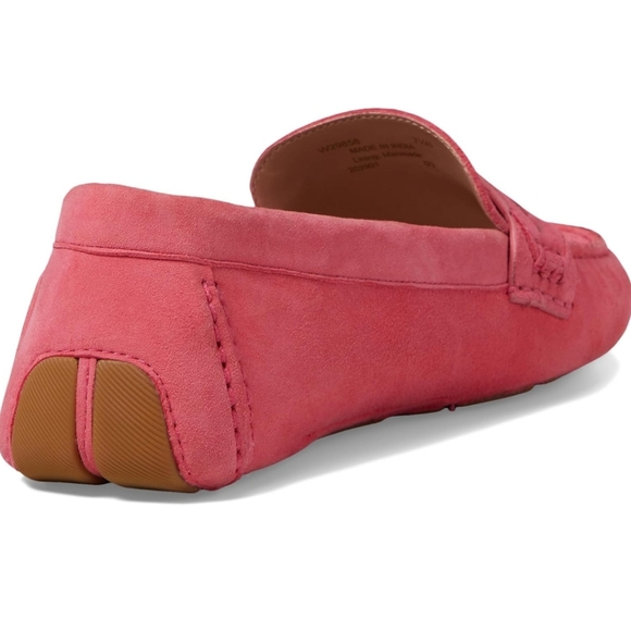 Cole Haan Women's Pink Evelyn Chain Drivers Loafers - Picture 3 of 11